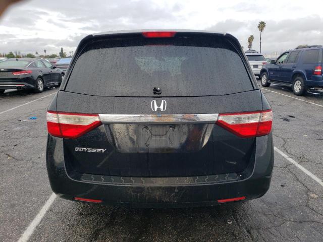 5FNRL5H49CB071142 - 2012 HONDA ODYSSEY EX BLACK photo 6