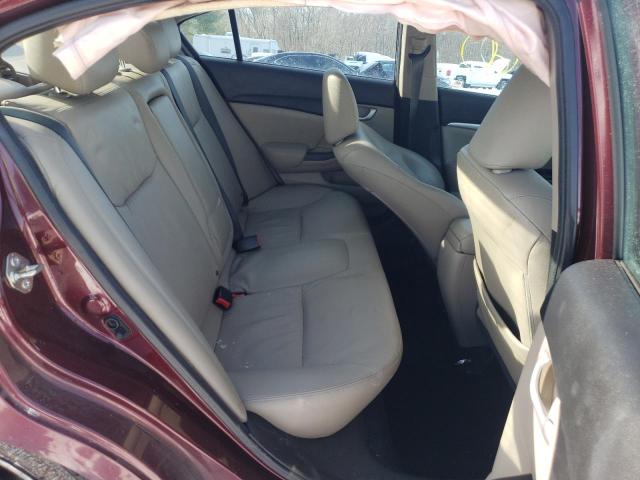 19XFB2F97EE275885 - 2014 HONDA CIVIC EXL ბურგუნდია ფოტო 10