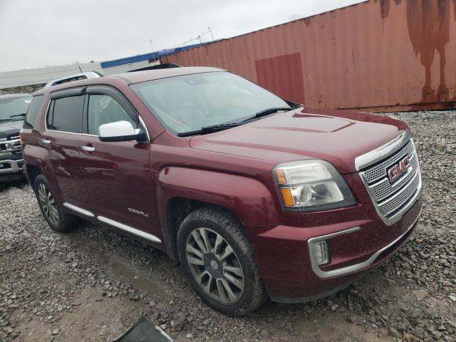 2GKFLVE38G6131491 - 2016 GMC TERRAIN DENALI BURGUNDY photo 4