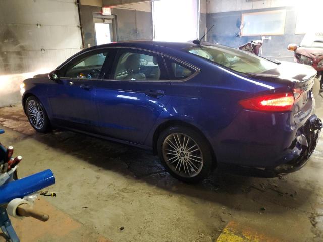 3FA6P0H94DR261748 - 2013 FORD FUSION SE BLUE photo 2