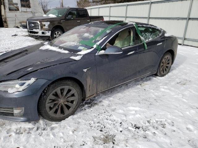 5YJSA1E2XJF261404 - 2018 TESLA MODEL S Մոխրագույն լուսանկար 1
