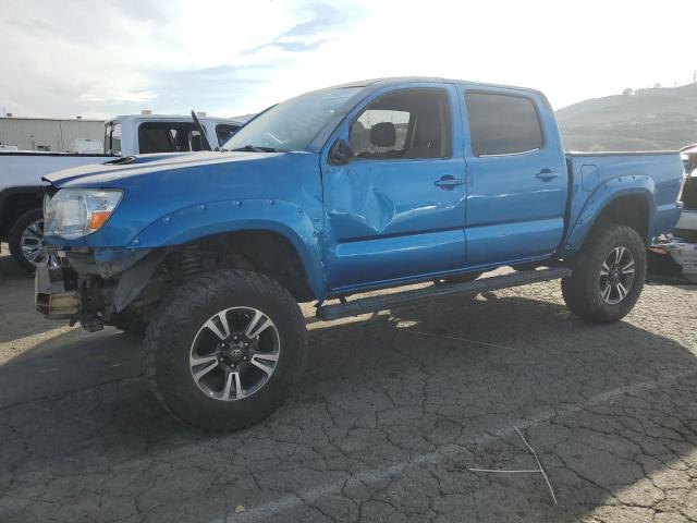5TEJU62N15Z075589 - 2005 TOYOTA TACOMA DOUBLE CAB PRERUNNER BLUE photo 1