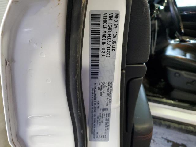 1C4RJFLG8LC418373 - 2020 JEEP GRAND CHER TRAILHAWK 白色 照片 12