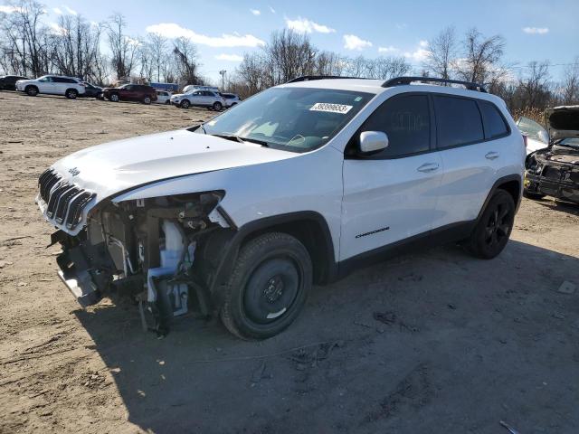 1C4PJLCB1JD542499 - 2018 JEEP CHEROKEE LATITUDE WHITE photo 1