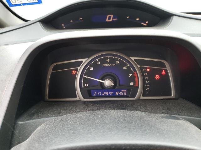 19XFA16649E027666 - 2009 HONDA CIVIC LX-S Շագանակագույն լուսանկար 9