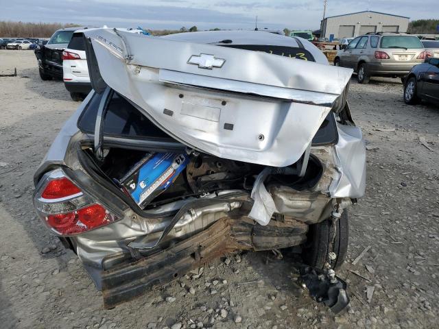 KL1TD56658B115386 - 2008 CHEVROLET AVEO BASE SILVER photo 6