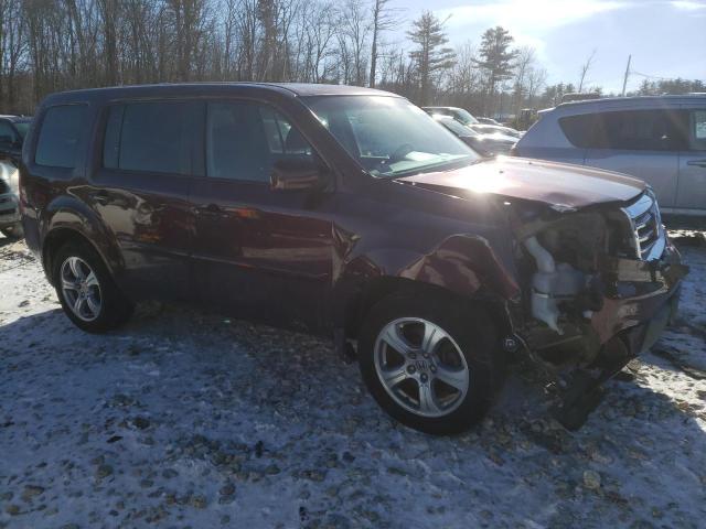 5FNYF4H55CB036619 - 2012 HONDA PILOT EXL MAROON photo 4