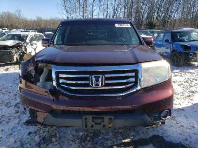 5FNYF4H55CB036619 - 2012 HONDA PILOT EXL MAROON photo 5