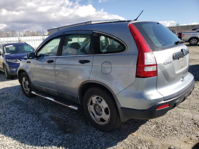 5J6RE48358L047219 - 2008 HONDA CR-V LX BLUE photo 2