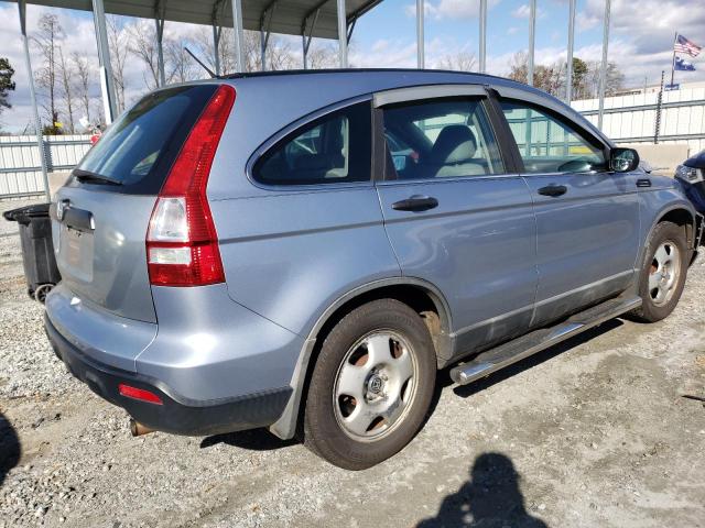 5J6RE48358L047219 - 2008 HONDA CR-V LX BLUE photo 3