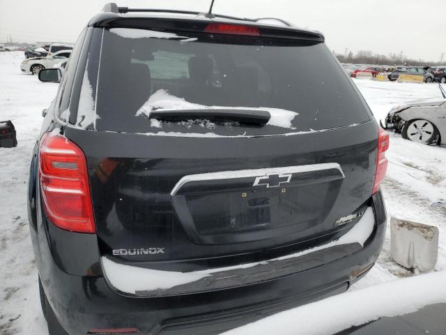 2GNALCEK7H1564324 - 2017 CHEVROLET EQUINOX LT BLACK photo 6