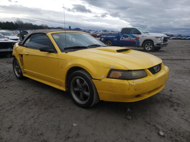 1FAFP45X61F116438 - 2001 FORD MUSTANG GT YELLOW photo 4