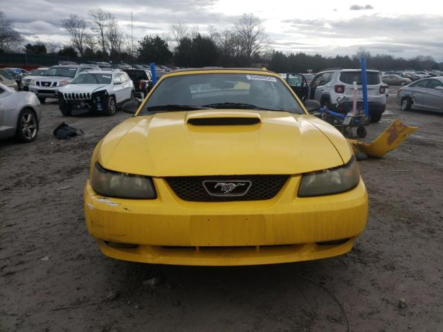 1FAFP45X61F116438 - 2001 FORD MUSTANG GT YELLOW photo 5