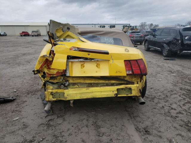 1FAFP45X61F116438 - 2001 FORD MUSTANG GT YELLOW photo 6