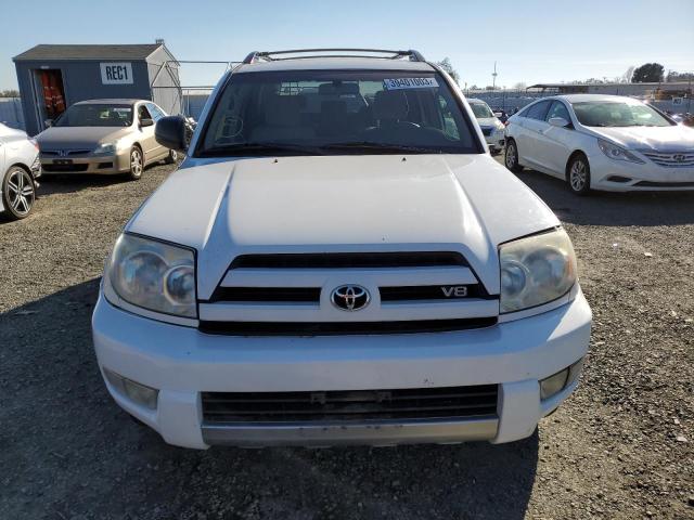 JTEZT14R340015056 - 2004 TOYOTA 4RUNNER SR5 WHITE photo 5