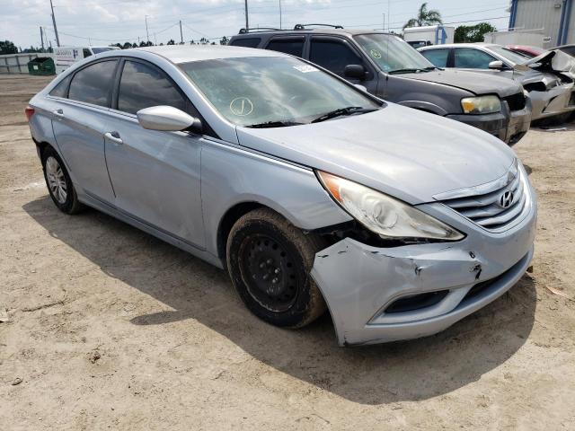 5NPEB4AC8CH311764 - 2012 HYUNDAI SONATA GLS BLUE photo 4