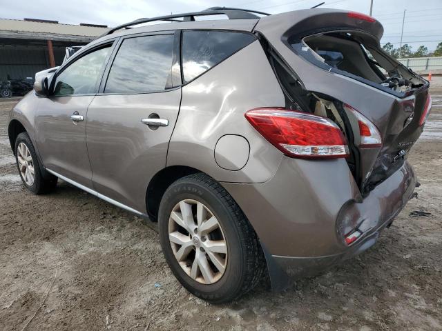 JN8AZ1MW0DW305665 - 2013 NISSAN MURANO S BROWN photo 2