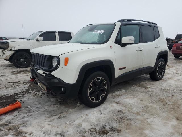 ZACCJBCT8GPD25706 - 2016 JEEP RENEGADE TRAILHAWK WHITE photo 1