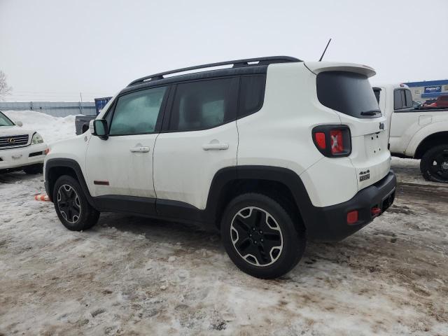 ZACCJBCT8GPD25706 - 2016 JEEP RENEGADE TRAILHAWK WHITE photo 2