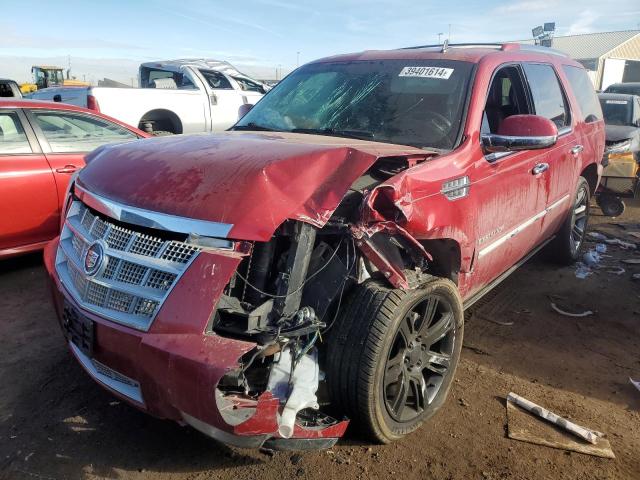 1GYS4DEF6ER215610 - 2014 CADILLAC ESCALADE PLATINUM RED photo 1