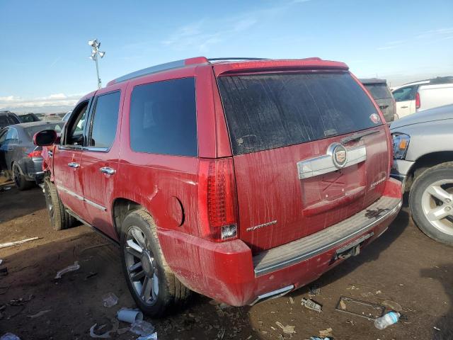 1GYS4DEF6ER215610 - 2014 CADILLAC ESCALADE PLATINUM RED photo 2