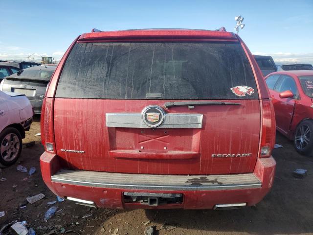 1GYS4DEF6ER215610 - 2014 CADILLAC ESCALADE PLATINUM RED photo 6