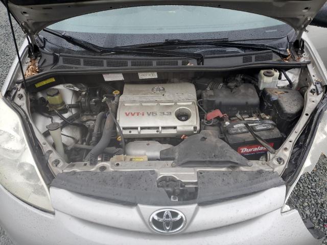 5TDZA22C16S535190 - 2006 TOYOTA SIENNA XLE SILVER photo 11