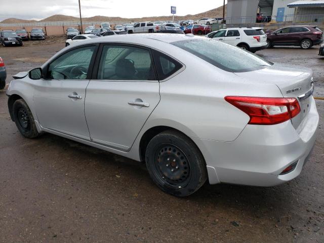 3N1AB7AP1GL664844 - 2016 NISSAN SENTRA S SILVER photo 2