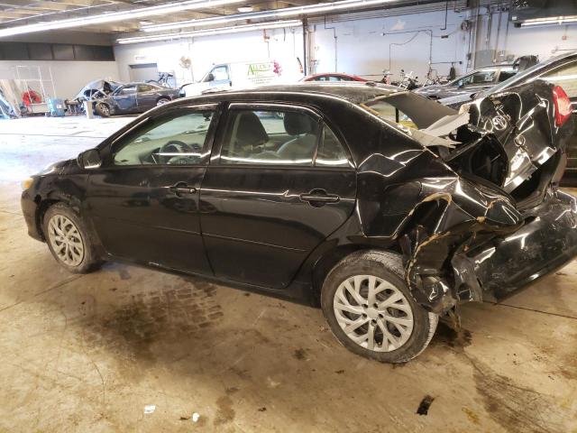 2T1BU4EE7AC350550 - 2010 TOYOTA COROLLA BASE BLACK photo 2