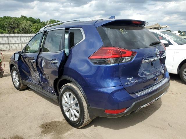 JN8AT2MT1HW145704 - 2017 NISSAN ROGUE S BLUE photo 2