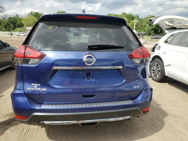 JN8AT2MT1HW145704 - 2017 NISSAN ROGUE S BLUE photo 6