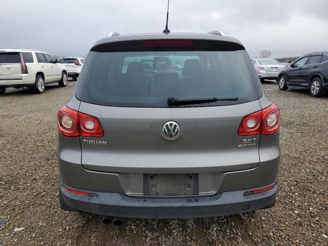 WVGBV7AX4BW509616 - 2011 VOLKSWAGEN TIGUAN S GRAY photo 6