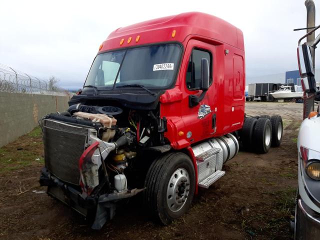 1FUJGHDV1BSAX9329 - 2011 FREIGHTLINER CASCADIA 1 RED photo 2