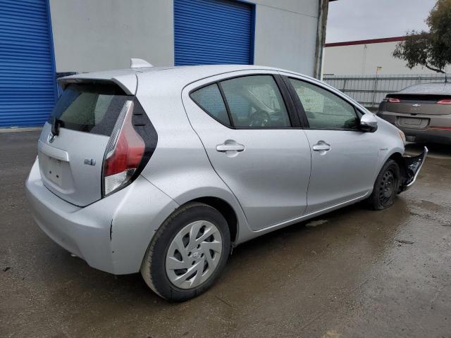 JTDKDTB30G1120519 - 2016 TOYOTA PRIUS C GRAY photo 3