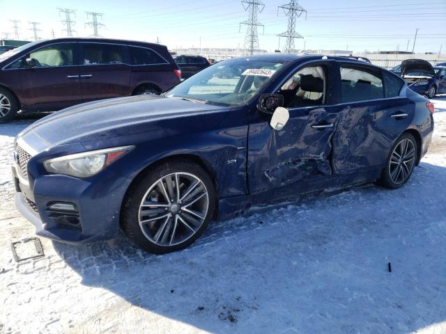 JN1EV7AR4HM840433 - 2017 INFINITI Q50 PREMIUM BLUE photo 1