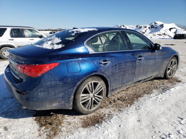 JN1EV7AR4HM840433 - 2017 INFINITI Q50 PREMIUM BLUE photo 3