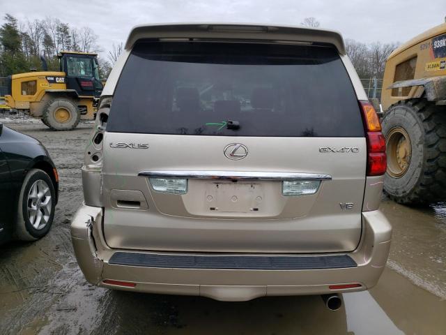 JTJBT20X470143825 - 2007 LEXUS GX 470 CREAM photo 6