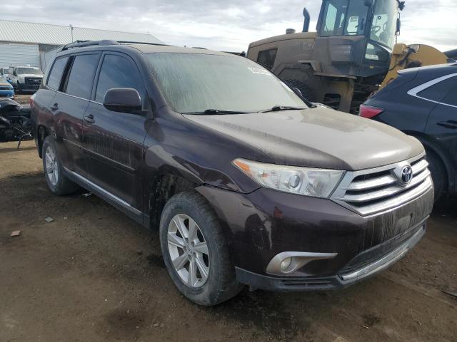 5TDBK3EH1BS047878 - 2011 TOYOTA HIGHLANDER BASE MAROON photo 4