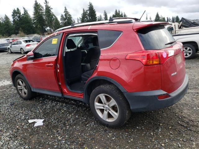 2T3RFREV9EW134538 - 2014 TOYOTA RAV4 XLE RED photo 2