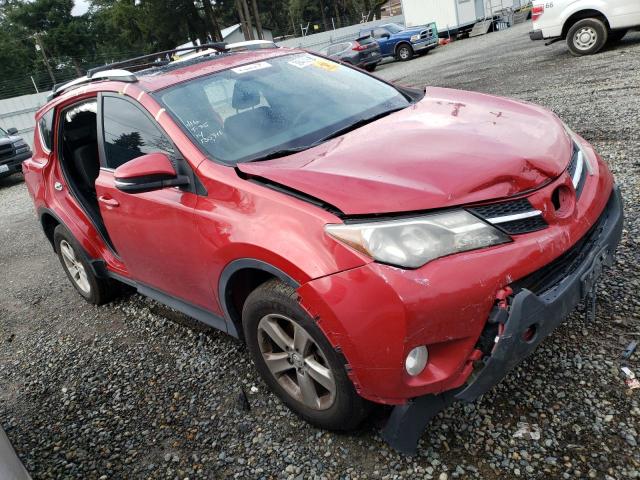 2T3RFREV9EW134538 - 2014 TOYOTA RAV4 XLE RED photo 4