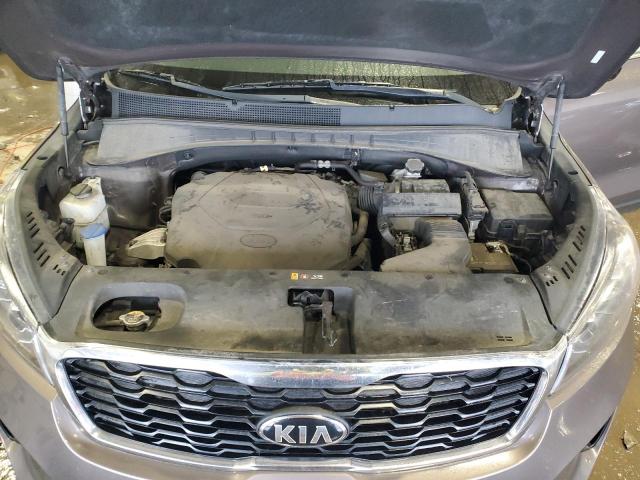 5XYPG4A50KG484695 - 2019 KIA SORENTO LX BEIGE photo 12