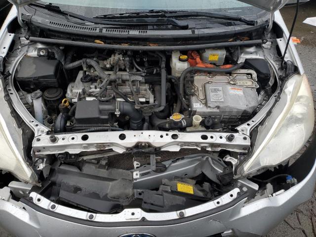 JTDKDTB37D1534019 - 2013 TOYOTA PRIUS C SILVER photo 11