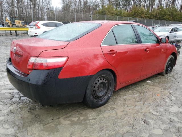 4T1BE46K78U216034 - 2008 TOYOTA CAMRY CE RED photo 3