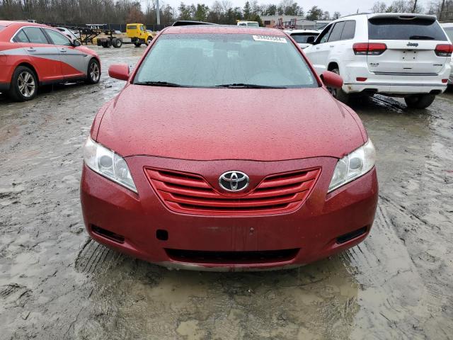 4T1BE46K78U216034 - 2008 TOYOTA CAMRY CE RED photo 5