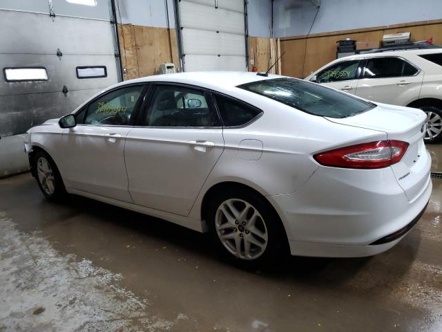 1FA6P0H73F5129052 - 2015 FORD FUSION SE WHITE photo 2