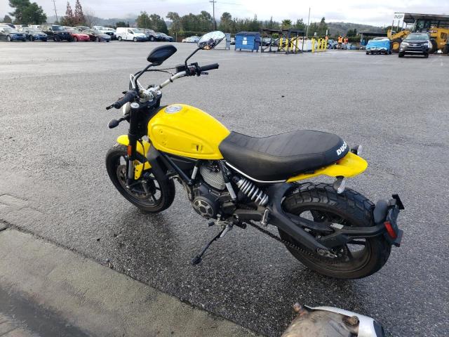 ML015ANM5HT012596 - 2017 DUCATI SCRAMBLER 800 YELLOW photo 3