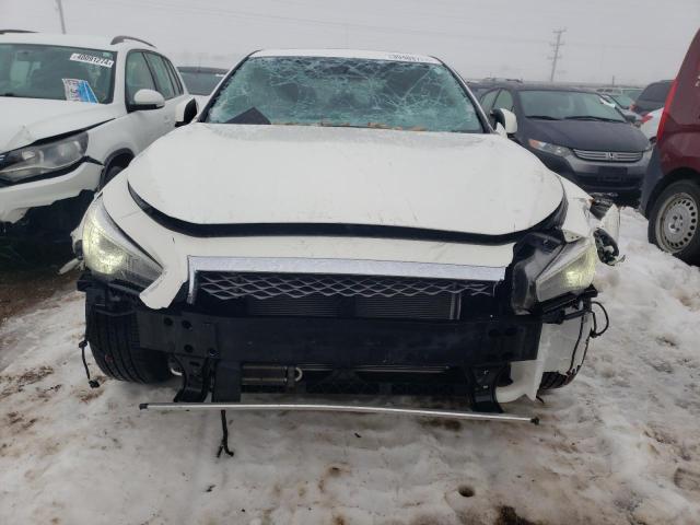 JN1BV7AR4FM423507 - 2015 INFINITI Q50 BASE WHITE photo 5