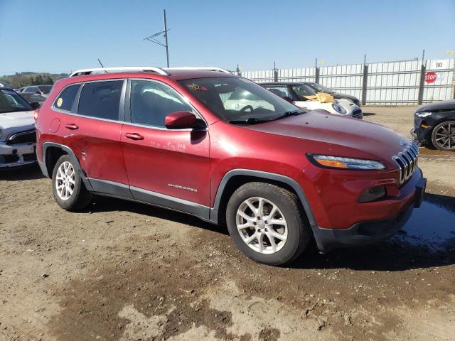 1C4PJLCBXFW683163 - 2015 JEEP CHEROKEE LATITUDE RED photo 4