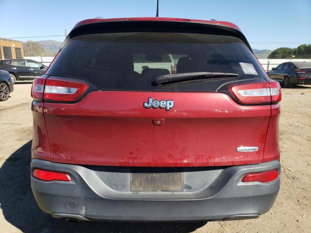 1C4PJLCBXFW683163 - 2015 JEEP CHEROKEE LATITUDE RED photo 6