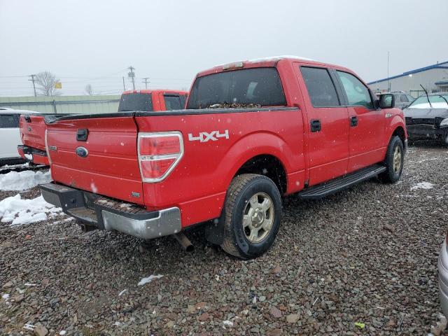 1FTFW1EV7AKC51462 - 2010 FORD F150 SUPERCREW RED photo 3